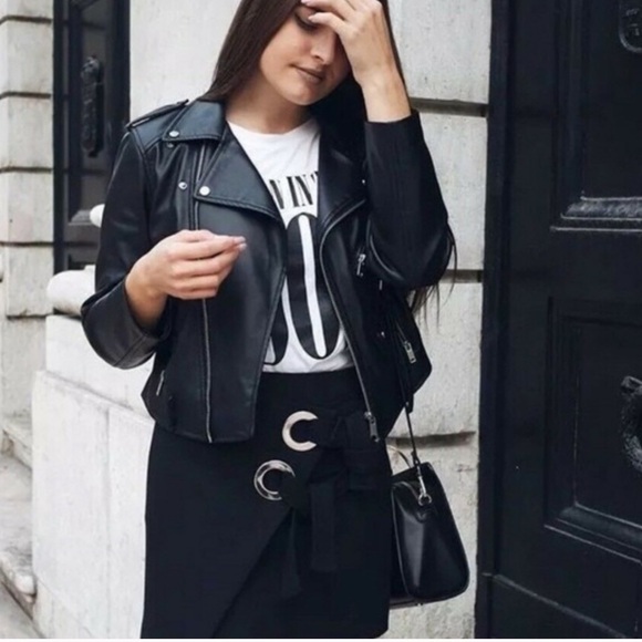 Zara Crossover Mini Skirt With Bows - Picture 2 of 15